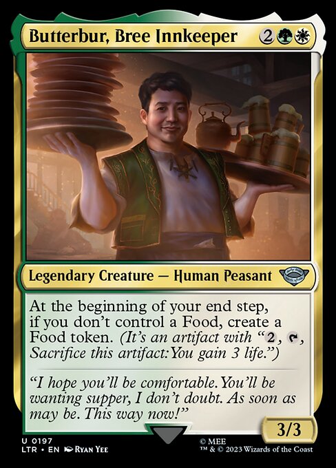 Butterbur, Bree Innkeeper - The Lord of the Rings: Tales of Middle-earth Magic card