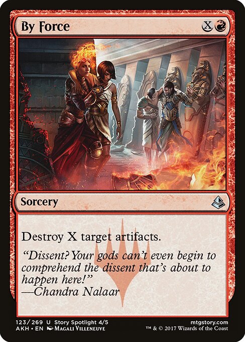 By Force - Amonkhet Magic card