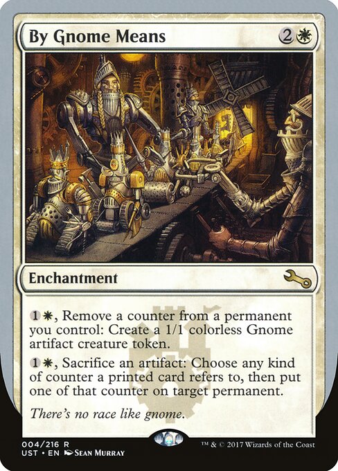 By Gnome Means - Unstable (#4) - Illustrated by Sean Murray - Magic: The Gathering Card