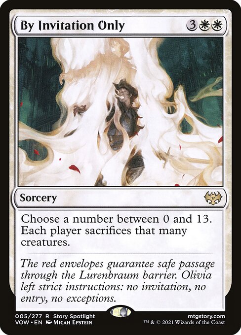 By Invitation Only - Innistrad: Crimson Vow Magic card
