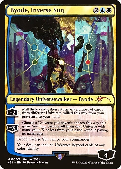 Byode, Inverse Sun - 2021 Heroes of the Realm (#3) - Illustrated by Dominik Mayer - Magic: The Gathering Card