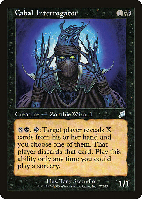 Cabal Interrogator - Scourge Magic card