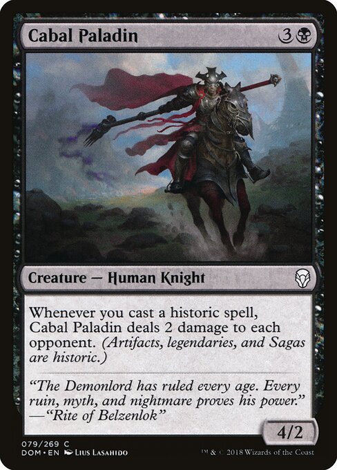 Cabal Paladin - Dominaria Magic card