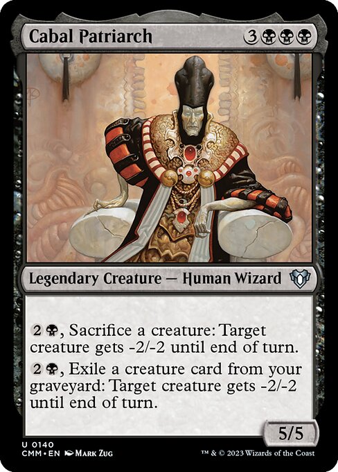 Cabal Patriarch - Commander Masters (#140) - Illustrated by Mark Zug - Magic: The Gathering Card
