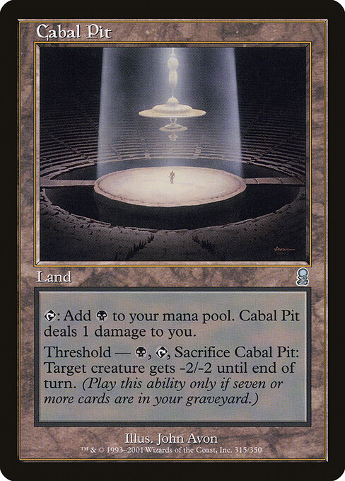 Cabal Pit - Odyssey Magic card