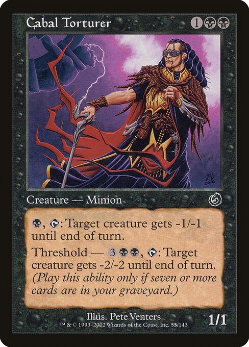 Cabal Torturer - Torment Magic card