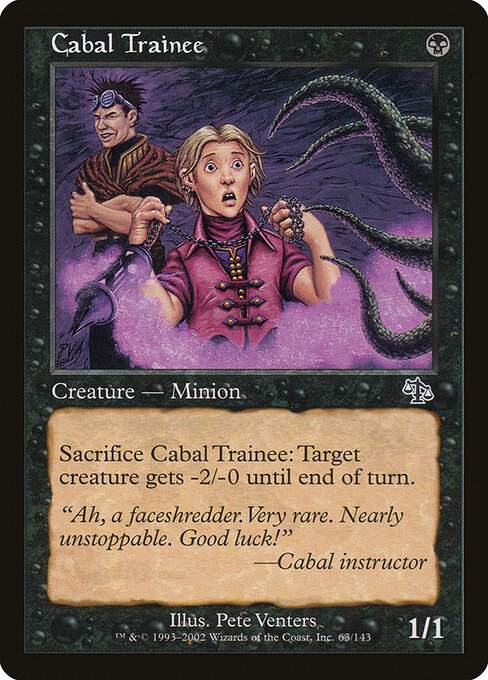 Cabal Trainee - Judgment Magic card