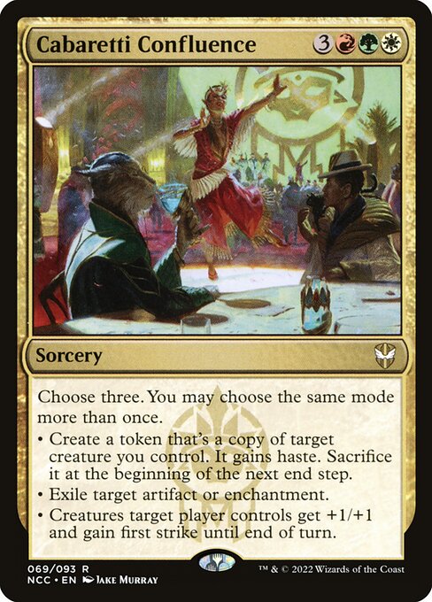 Cabaretti Confluence - New Capenna Commander Magic card