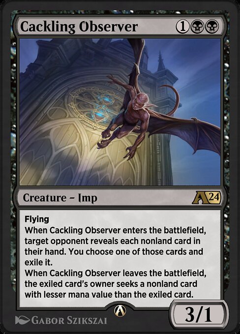 Cackling Observer - Alchemy: Murders at Karlov Manor  Magic card
