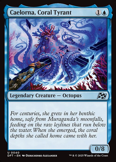 Caelorna, Coral Tyrant - Aetherdrift Magic card