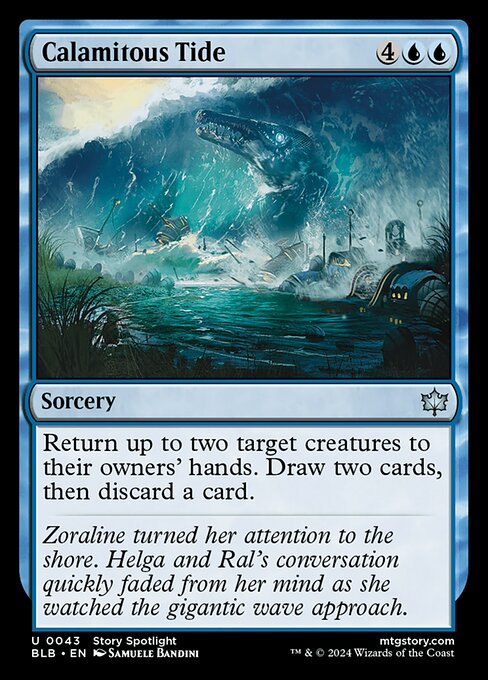 Calamitous Tide - Bloomburrow Magic card
