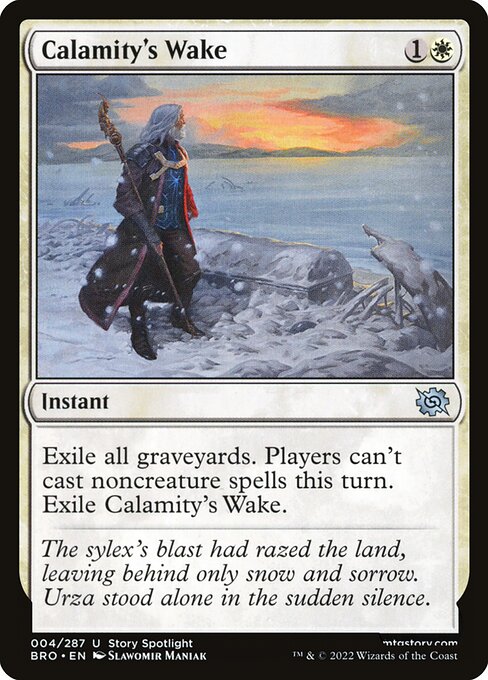 Calamity's Wake - The Brothers' War Magic card