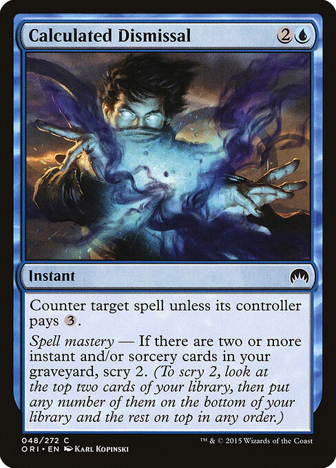 Calculated Dismissal - Magic Origins Magic card