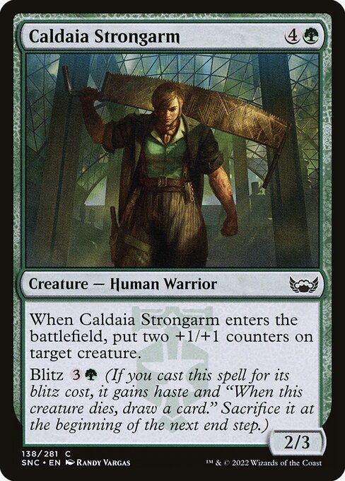 Caldaia Strongarm - Streets of New Capenna Magic card