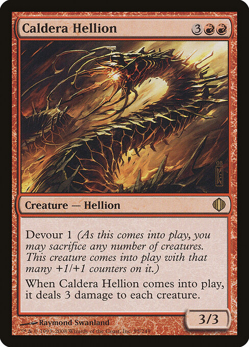 Caldera Hellion - Shards of Alara Magic card