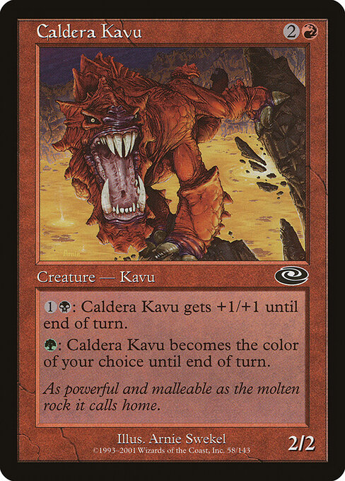 Caldera Kavu - Planeshift Magic card