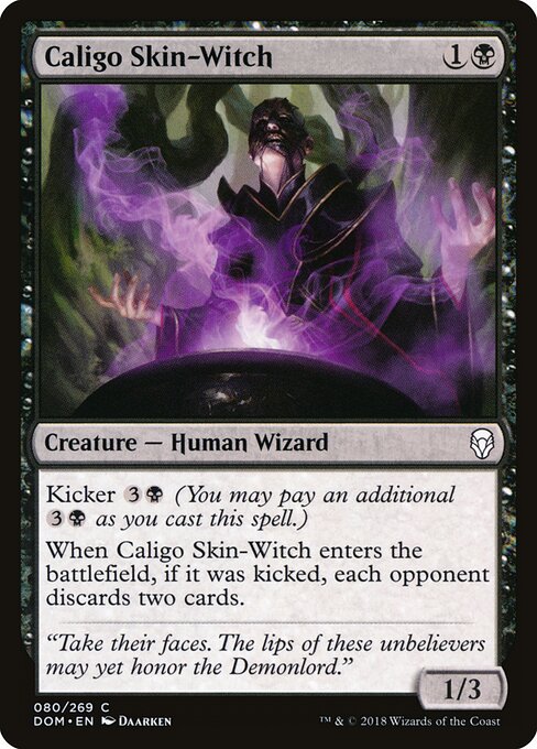 Caligo Skin-Witch - Dominaria Magic card