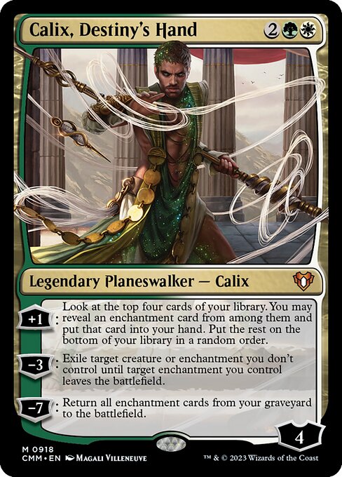 Calix, Destiny's Hand - Commander Masters (#918) - Illustrated by Magali Villeneuve - Magic: The Gathering Card