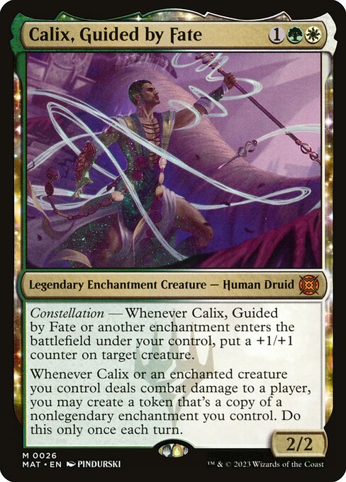 Calix, Guided by Fate - March of the Machine: The Aftermath Magic card