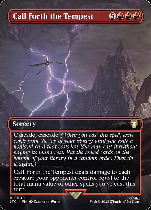 Call Forth the Tempest - Tales of Middle-earth Commander (#509) - Illustrated by Campbell White - Magic: The Gathering Card