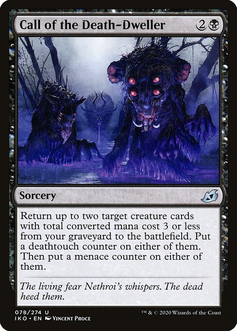 Call of the Death-Dweller - Ikoria: Lair of Behemoths Magic card