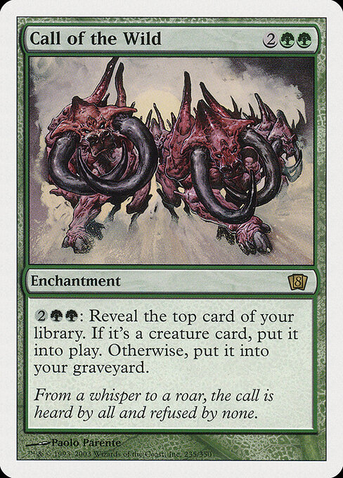 Call of the Wild - Eighth Edition Magic card