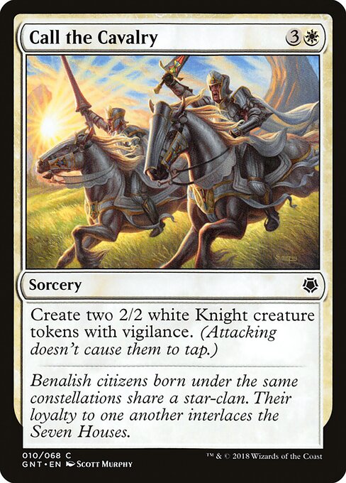 Call the Cavalry - Game Night Magic card