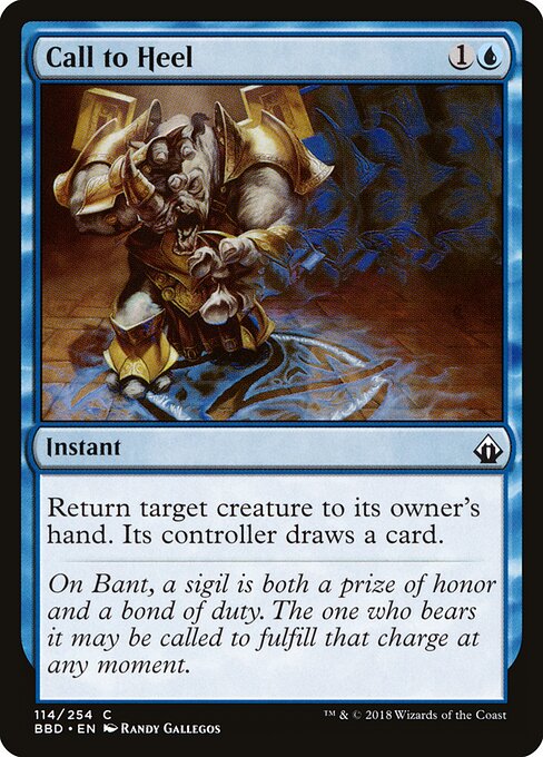 Call to Heel - Battlebond Magic card
