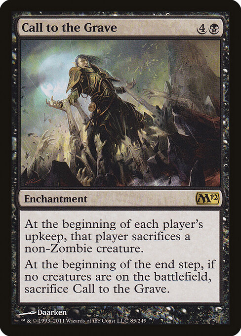 Call to the Grave - Magic 2012 Magic card