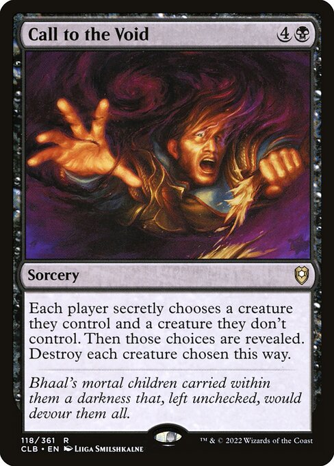 Call to the Void - Commander Legends: Battle for Baldur's Gate Magic card