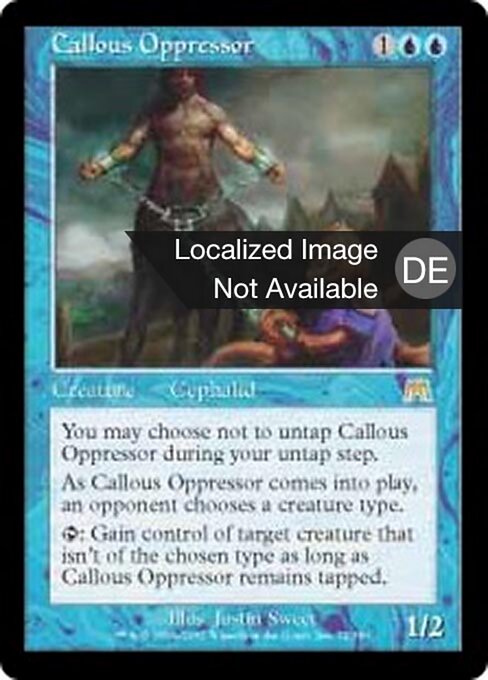 Opresor insensible (Callous Oppressor) - Onslaught (#72) - Illustrated by Justin Sweet - Magic: The Gathering Card