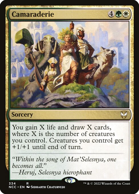 Camaraderie - New Capenna Commander Magic card