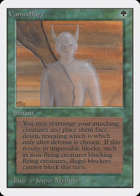 Camouflage - Unlimited Edition Magic card