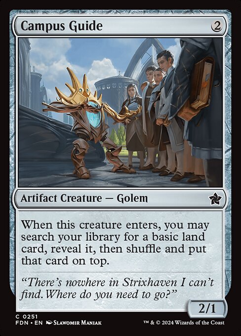 Campus Guide - Foundations Magic card