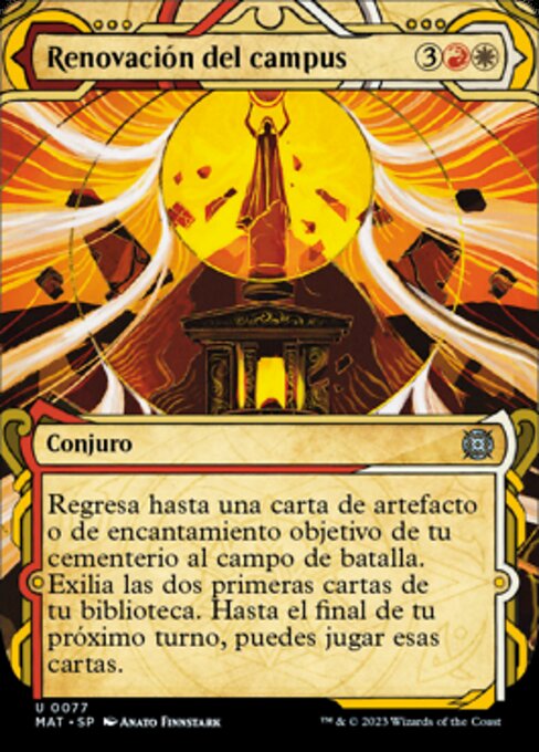 Campus-Renovierung (Campus Renovation) - March of the Machine: The Aftermath (#27) - Illustrated by Robin Olausson - Magic: The Gathering Card