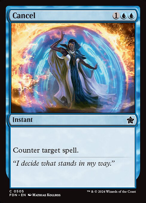 Cancel - Foundations Magic card