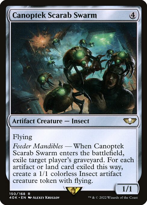 Canoptek Scarab Swarm - Warhammer 40,000 Commander Magic card