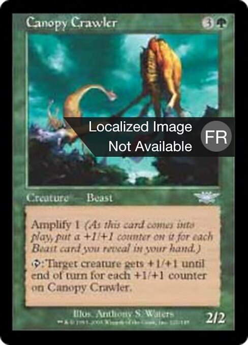 Canopy Crawler - Legions (#122) - Illustrated by Anthony S. Waters - Magic: The Gathering Card