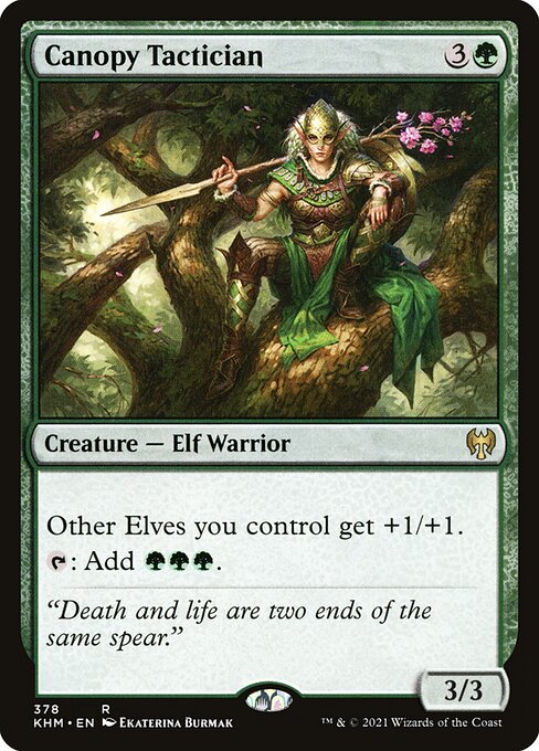Canopy Tactician - Kaldheim Magic card