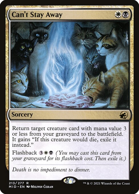 Can't Stay Away - Innistrad: Midnight Hunt Magic card