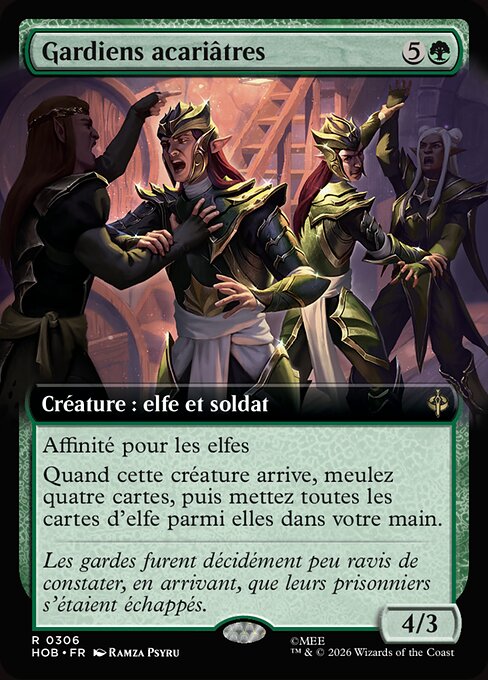 Zänkische Wachen (Cantankerous Keepers) - The Hobbit (#306) - Illustrated by Ramza Psyru - Magic: The Gathering Card