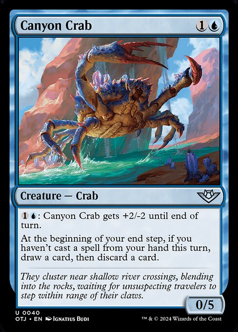 Canyon Crab - Outlaws of Thunder Junction Magic card