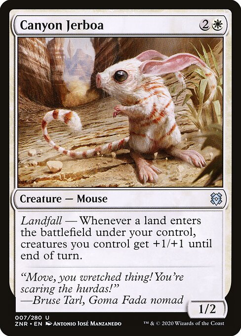 Canyon Jerboa - Zendikar Rising Magic card