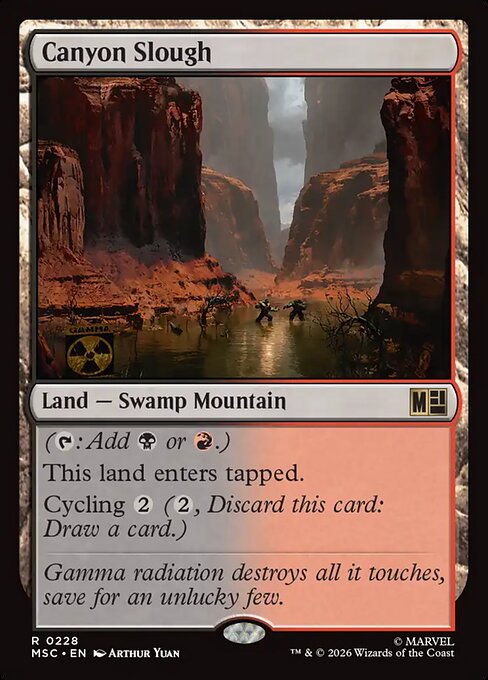 Canyon Slough - Marvel Super Heroes Commander Magic card