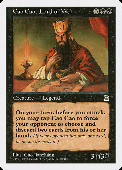 Cao Cao, Lord of Wei - Portal Three Kingdoms Magic card