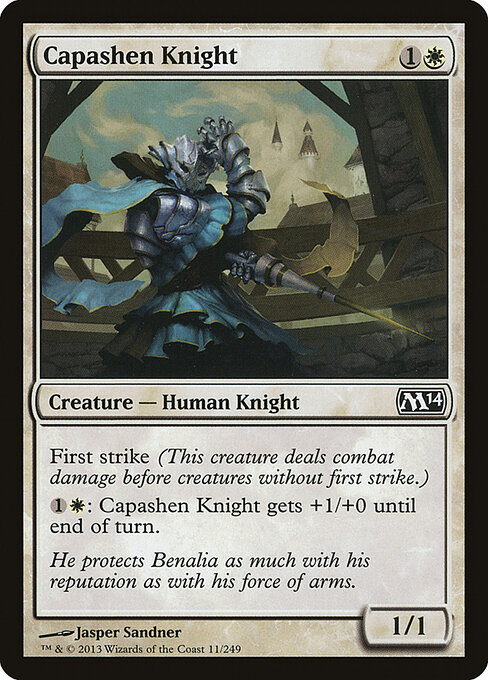 Capashen Knight - Magic 2014 Magic card