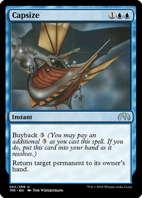 Capsize - Tempest Remastered (#42) - Illustrated by Tom Wänerstrand - Magic: The Gathering Card