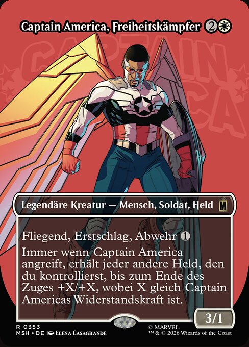 Captain America, Wings of Freedom