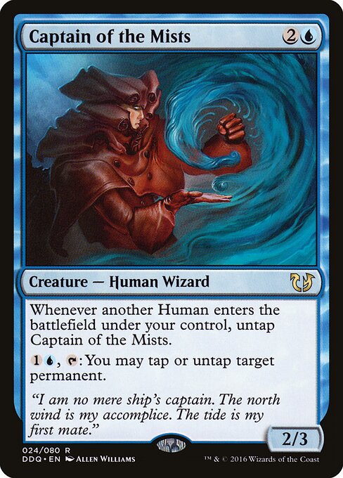 Captain of the Mists - Duel Decks: Blessed vs. Cursed Magic card