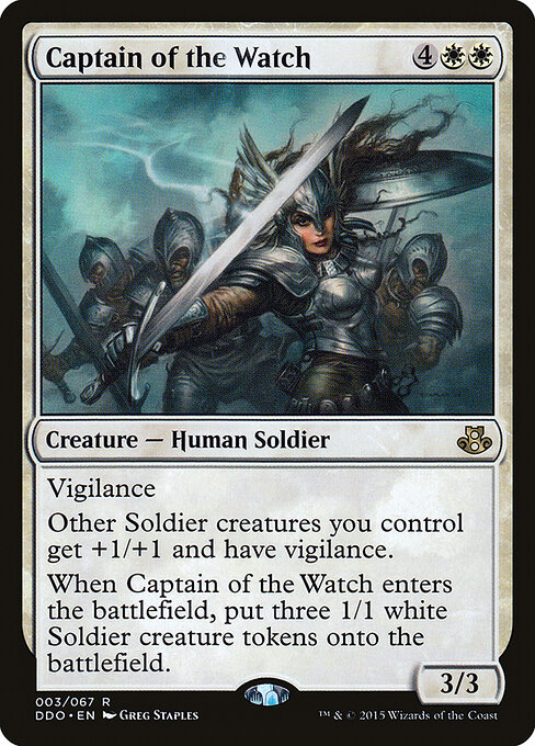 Captain of the Watch - Duel Decks: Elspeth vs. Kiora Magic card